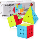Speed Cube Set, ROXENDA 2x2 3x3 Pyramid Cube Bundle [3 Pack] — 1