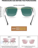 Wzerry Polarized Over Glasses Sunglasses for Women Men with Large Shades | Black/Grey + Black/Pink + Clear/Pink — 4