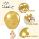 Awenztech 122pcs Metallic Gold Latex Balloons in 18 12 10 5 inches — 3