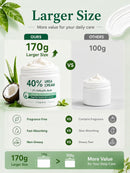 Urea Cream 40 Percent for Feet Maximum Strength,6 OZ Foot Cream for Dry Cracked Heels, Callus Care with 2% Salicylic Acid, Moisturizer for Hands Elbows Knees Rough Skin — 5