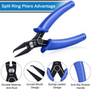 Evatage Split Ring Opener Tool - Keychain Pliers for Jewelry Making — 3