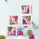 Baby Boxes with Letters for Baby Shower,Clear Baby Shower Decorations Block Boxes for Gender Reveal,Transparent Balloon Box Backdrop Birthday Party,4PCS (Pack of 2) | 4 Count (Pack of 2) — 5