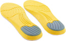 Orthotic Plantar Fasciitis Memory Foam Comfort Elevator Shoe Insole 1/2 Inch Height Increase (Yellow) Excellent Shock Absorption and Cushioning Best Insoles for Men n Women for Everyday Use -Large — 6