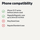 Basics 25W Qi2.2 Certified Wireless Charging Pad, MagSafe Compatible for iPhone 17/16/15/14/13/12, Magnetic Compatible for Android, Google Smartphones, Black (Adapter Not Included) photo 3