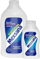 MEXANA Foot Powder 385gr | Talco para los Pies mal Olor y Sudor | Ayuda a Refrescar y Absorber el Sudor | - Talco Mexsana Original Colombia Kit 300 Grs + 85 Grs - 13,58 Oz — 1
