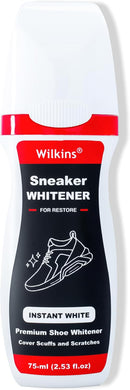 Wilkins Sneaker Whitener for Shoes - Restore Whiteness on Canvas, Leather, Foam and rubber (2.53 fl oz) — 1