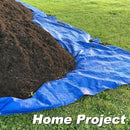 Tarps Waterproof 10x12 Feet, 2 Pack Heavy Duty Blue Tarp Cover 8 Mil Thick,…