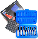 OWDEN 9 Pieces Leather Hollow Punch Set (1/8"-1/2") with a Cutting mat. — 8