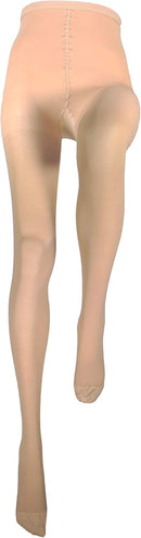 Truform 20-30 mmHg Compression Pantyhose, Women's Hosiery Support Tights, Beige, Petite — 5