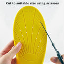 Shoe Insoles, Memory Foam Insoles, Providing Excellent Shock Absorption and Cushioning for Feet Relief, Comfortable Insoles for Men and Women for Everyday Use, L（US M: 9.5-12.5/W: 10.5-13.5） - Yellow — 5