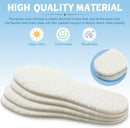 Tarpop 2 Pair Winter Kids Wool Fleece Insoles, Beige, Soft and Warm, Size 23 x 8 cm/9 x 3.15 inches, Unisex, Comfortable and Warm for Sneakers and Boots — 3