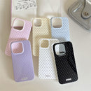 inewateri for iPhone 16 Case Cute Polka Dot Aesthetics Soft TPU Case-Pink — 7