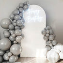 Gray Balloons 12 inch, Grey Latex 50pcs Party Balloons — 6