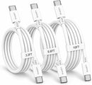 LOFPYE 3-Pack 60W USB C to USB C Cable 3.3FT+6.6FT+10FT for iPhone 18/17/16 1
