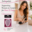 Foot Petals Ball of Foot Cushions, Metatarsal Pad, Lasting Comfort Relief, Prevent Toe Sliding, Overhang, Women's Heels 6