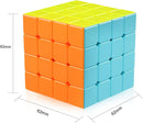 D-FantiX Stickerless 4x4x4 Speed Cube, Smooth Turning Fidget Toy for Adults — 2