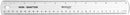 Westcott Shatterproof Ruler, Design with Easy-to-Read Markings, Back-to-Classroom, 12-Inch — 1