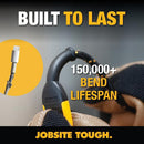DEWALT Heavy Duty USB to Lightning Cable [Apple Mfi Certified] Durable, 4FT 6