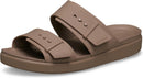 Crocs Women's Brooklyn Buckle Low Sandals – Latte — 1