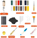 FASTTOBUY Leather Stitching Pony Sewing Pony with 56 PCS Sewing Kit for DIY Hand Stitching Leather Clamping (Universal Rotating Pony) — 3
