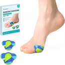 Promifun Bunion Pain Relief Pads to Wear with Shoes - 48 ct Bunion Cushion - Moleskin Protect Feet for Men and Women - Water-Resistant Self-Stick Adhesive (Multi-Size, Patterned) | 48 Count ( Multi-size) — 1