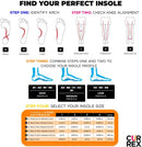 CURREX CLEATPRO - Thin, Arch Support Insoles, Comfort, Cushion & Stability in Cleats, Soccer, Football, Baseball, Softball, Super Grip for Control, Shock Absorbing Inserts, Men, Women (Medium Arch, L) - Medium Arch - Yellow — 5