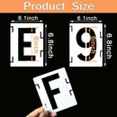 YEAJON 6 Inch Letter Stencils Symbol Numbers Craft Stencils, 42 Pcs Reusable Alphabet Templates Interlocking Stencil Kit for Painting on Wood, Wall, Fabric, Rock, Chalkboard, Sign, DIY Art Projects — 3