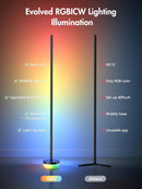 OIYN Corner Floor Lamp, RGBICW LED Corner Lamp with 1300lm Smart Modern Floor Lamp,App & Remote Control,Music… — 5