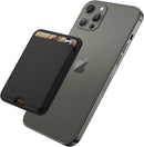 iLodn Magnetic Wallet Compatible with MagSafe for iPhone 17 16 15 14 13 12 Pro Max Air Plus Model, Mag 3 Safe Card Holder Stick on Accessories for Cell Phone & Case, Jet photo 1