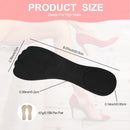 2 Pair Insoles for Heels, High Heel Shoe Gel Insoles Women - Black+beige - 2black+2beige — 2