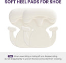 Heel Pads for Shoes Men Women - Kimihome 6 PCS Heel Protectors Cushion Grips for Womens Shoes Too Big Anti Slip Tennis Athletic Running Shoe Inserts Prevention for Blister Friction Foot Pain (White) - White | 3 Pairs — 7