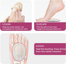 Metatarsal Pads – Foot Pads Ball of Foot Cushions for Women, Mortons Neuroma Relief, 3 Heights (6/8/10mm) with Strong Adhesive & Anti-Slip Silicone, Breathable Mesh, 3 Pairs 7