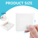 ESRICH Mini Stretched Canvas 24Pack 2x2inch, 2/5''Profile Art Primed Canvases for Painting, Cotton Small Professional Stretched Canvas for Kids and Art Supplies. | 2x2in-24Pack — 2