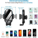 Miracase [Upgraded Version] Cup Phone Holder for Car, Universal Adjustable Long Neck Car Phone Mount Cradle Friendly Compatible with iPhone Samsung Google and All 4.0-7.0 inches Smartphones | Begonia Red photo 6