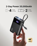 INIU Portable Charger, Smaller 45W Fast Charging Power Bank, 20000mAh Black photo 4