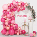 MEBAY Rose Red Pink Champagne Balloon Arch Garland Kit, 146 Pcs Hot Pink Confetti Rose Gold Tender Pink White Balloons for Graduation Birthday Party Baby Shower Wedding Decorations | 146-champagne-tender Pink-white-hot Pink-confetti — 7