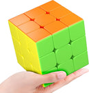 Vdealen Big Size 3x3x3 Stickerless Speed Cube, 3.54inch Smooth Magic Cube for Educational Cube Teaching, Large Puzzle Cube Birthday Party for Kids Teens Adults — 1