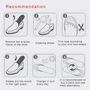 Height Increase Insoles Air Taller Cushion Shoes Insoles 4-Layer Heel Insert for Men — 6
