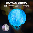 BRIGHTWORLD Moon Lamp Galaxy Lamp 5.9 inch 16 Colors LED 3D Moon Light, Remote & Touch Control Moon Night Light… — 2