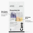 Jason Markk Essential Kit, Shoe Cleaner, 2-Piece Set, Deep Cleaning Solution & Durables Brush, Sneaker Care, Ideal for Footwear, Safe for Midsoles, Full-Grain Leather, Rubber, Plastic, and More, 4oz — 7