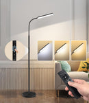 Dimunt LED Floor Lamp, Stepless Adjustable 3000K-6000K Colors, Black — 2