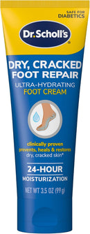 Dr. Scholl's Dry, Cracked Foot Repair Ultra-Hydrating Foot Cream Moisturizer, 3.5 oz, Skin Care Foot Lotion with 25% Urea for Dry Cracked Feet, Heals and Moisturizes for Healthy Feet — 1