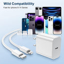 iPhone Charger Fast Charger,USB C Charger 4 Pack, 6FT Lightning Cable photo 2