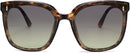 SOJOS Sunglasses for Women Men Vintage Style Shades UV400 Mirrored Lens | Tortoise/Gradient Green | 58 Millimeters — 2