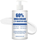 Urea Cream 60% plus 2% Salicylic Acid for Feet Maximum Strength - Lotion For Dry Cracked Feet Elbows Knees Heels Hands, Hydrates Foot Care for Softening and Moisturizing, Callus Remover 10.1oz — 1