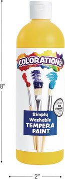 Colorations Paraben-Free Washable Tempera Paint Set, 19 Colors, Non-Toxic | Paraben-Free Formula | Assorted, 19 Colors — 7