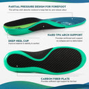 XINIFOOT Carbon Fiber Insole Performance Insoles Shock Absorbing Sport Shoe Insoles for Running, Basketball, Athletics Arch Support Inserts for Hiking Boots or Shoes — 3