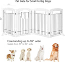 PAWLAND Extra Wide Dog gate for The House, Doorway, Stairs, Dog Fences Indoor,…