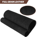 Shkira 12''X12'' Full Grain Black Leather Sheets for Crafts - Pieces for Leather Working - 1.3MM Thick Cowhide Pieces - Sheet for Sewing Hobby Arts and Crafts — 2