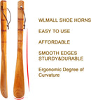 WLMALL Premium Wooden Shoe Horn, 2 PCS Shoehorns Durable, 13" Long Handle Shoe horns, Lazy Sho… — 2